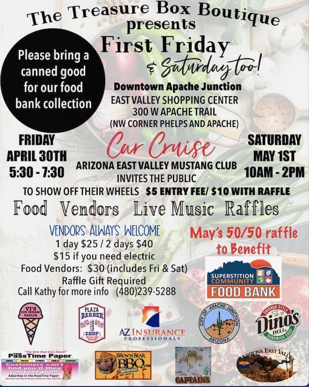 First Friday & Saturday Too!!