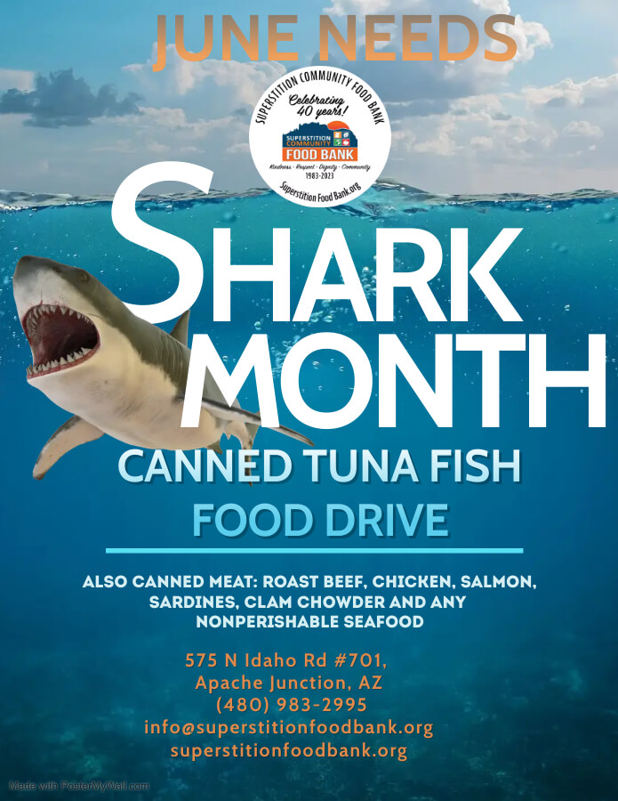 June Shark Month – Canned Tuna Drive