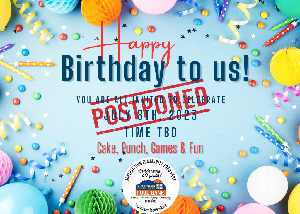 Happy Birthday to Us Party (Postponed)