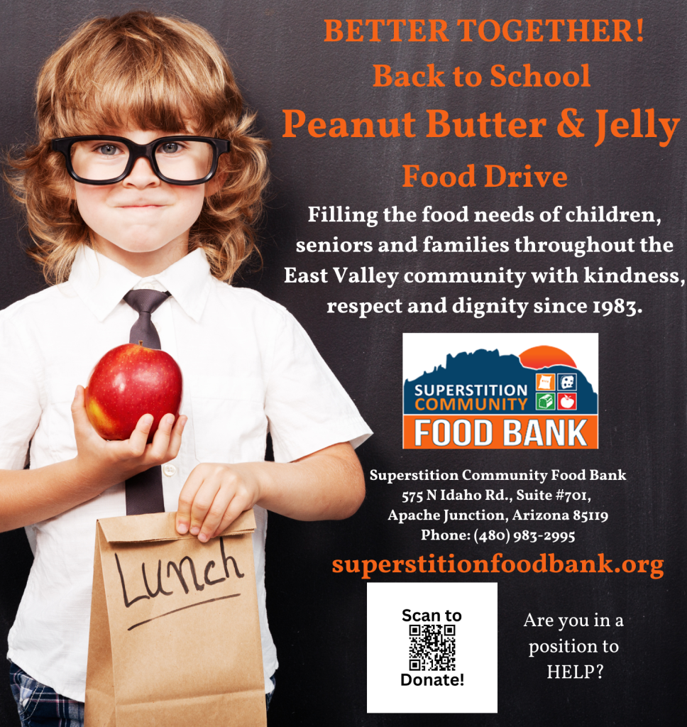 August – Back to School – Peanut Butter & Jelly Drive